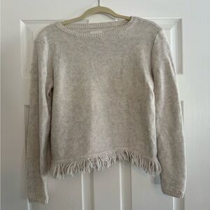 Lou & Grey Fringed Sweater